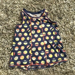 Girls patterned tank top 7-8